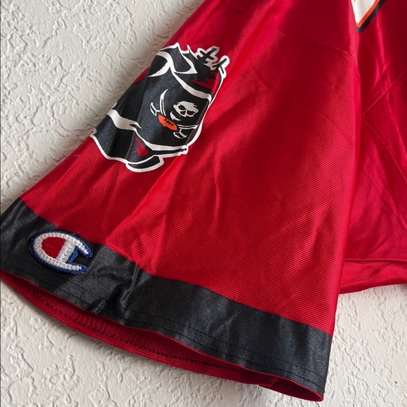 Vintage Champion Bukaneers Red and Black Football Jersey - Picture 3 of 14